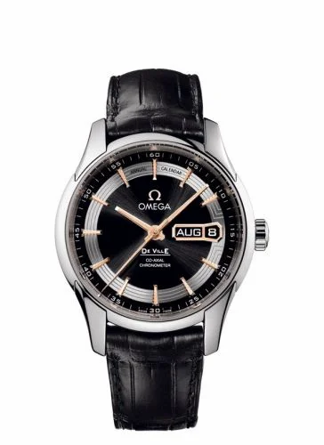 Omega De Ville Hour Vision Co-Axial Annual Calendar White Gold / Black 431.63.41.22.01.001 (43163412201001)
